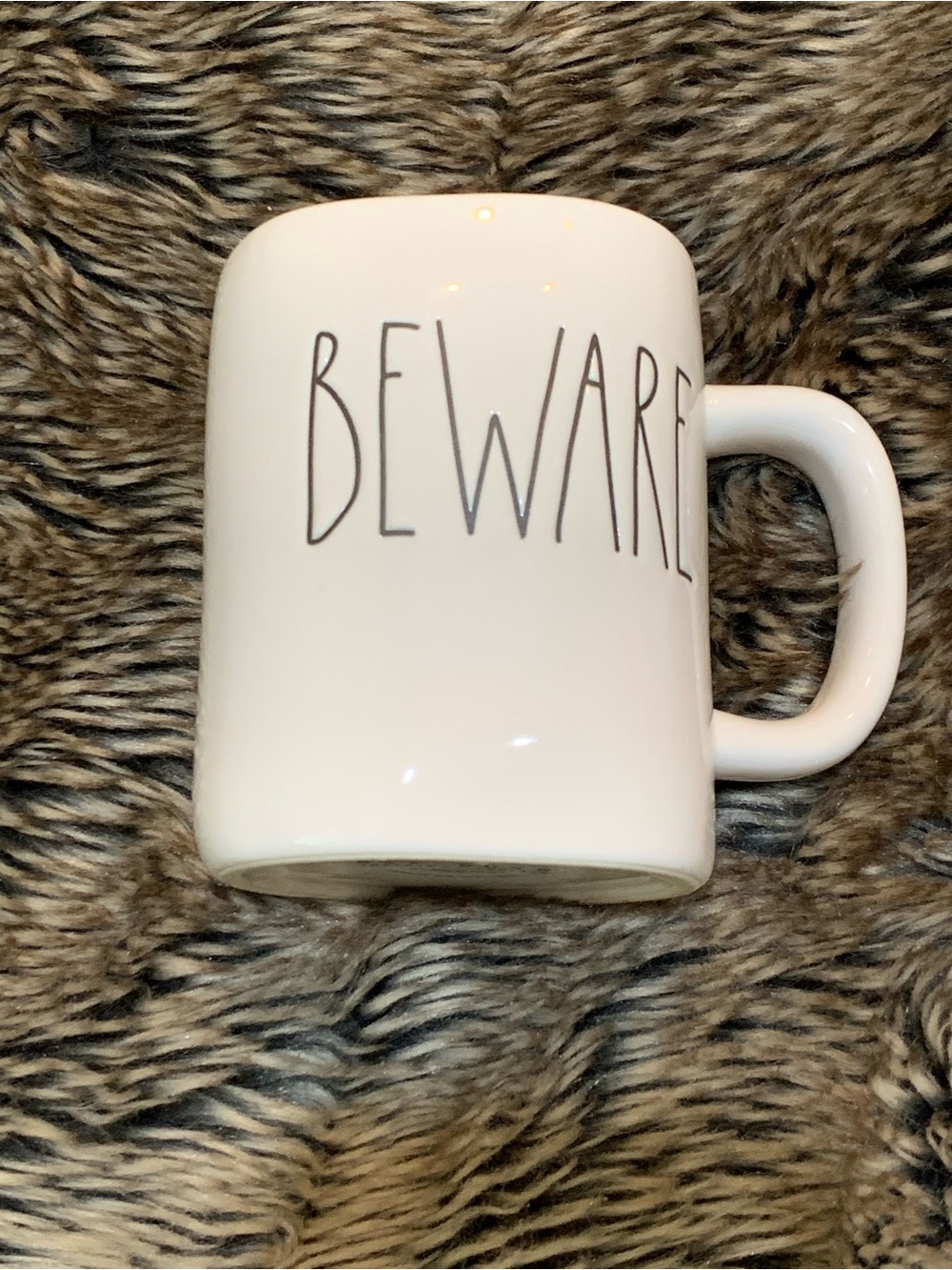 Rae Dunn Beware mug